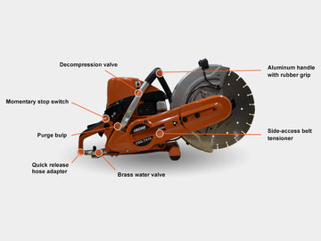 Echo Cut-off Concrete Saw - CSG-7410 - 0