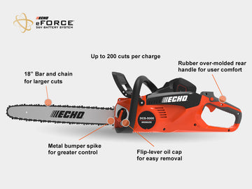 Echo Battery Chainsaw - DCS-5000-18 - 0