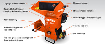 Echo Chipper / Shredder - SC3013 - 0